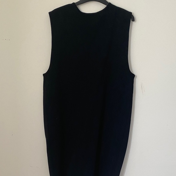 Nordstrom Black Button-Down Midi Dress - Picture 4 of 5